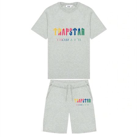Mäns mode T-shirt lös mångsidig sport set 8