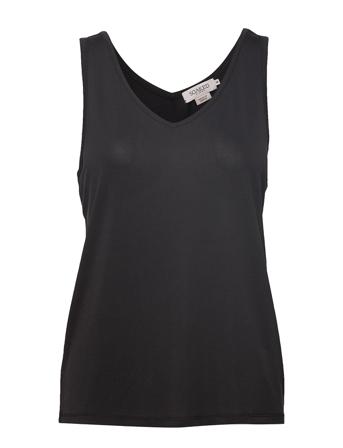 Slcolumbine Tank Top T-shirts & Tops Sleeveless Svart Soaked In Luxury