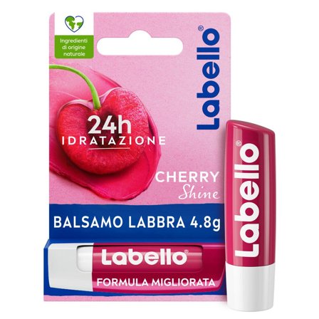 Labello Cherry Shine Burrocacao Labbra Colorato E Idratante