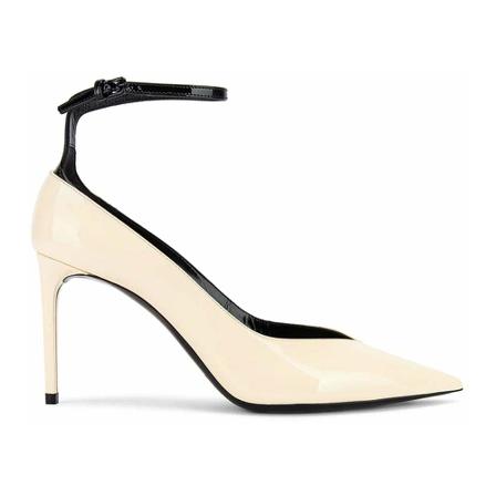 Saint Laurent Zoe 85 Patent Leather Pumps inbo, Dame, Størrelse: 42 EU
