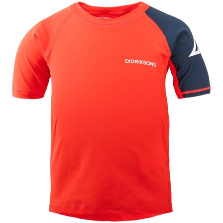 Didriksons Surf Kids SS UV Top 2 Children swimming suits Orange 110