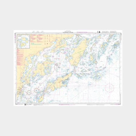 Carta náutica de práctica Sjöfartsverket Förarintyg 616 (Edición 2020)