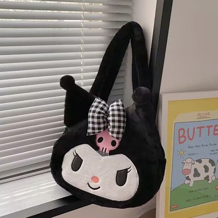 Kawaii Messenger Bag e Plys kvindelige Lolita Student Large-capaci