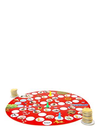 Rasmus Klump Pandekagespil Toys Puzzles And Games Games Board Games Multi/mønstret Rasmus Klump