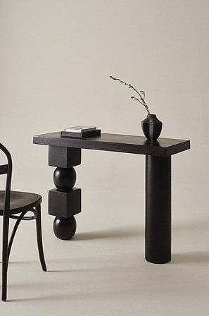 Jotex - Skrivbord 40x100 Cm Mangoträ Svart GEO - Köp Skrivbord hos Jotex