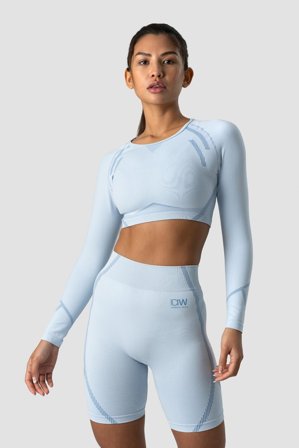 Blick Seamless Crop top Light Blue