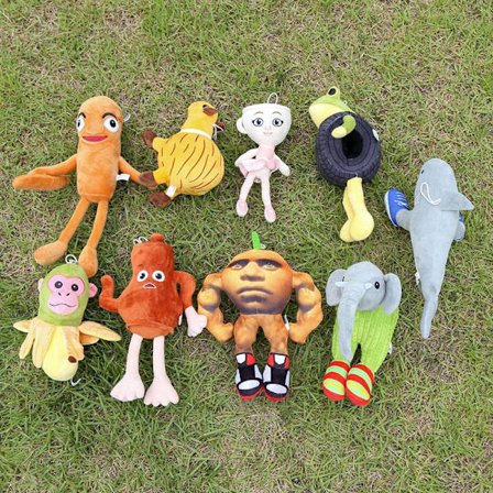 Italiensk Brainrot Tung Tung Tung Sahur Tralalelo Tralala Plyschhänge Groda Däck Shimpanzini Bananini Plyschar Docka Barnpresenter