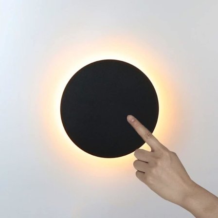 LED vegglampe innendørs med berøringssensor 3 fargetemperaturer justerbar vegglampe soverom leselampe nattlampe vegglampe for stue