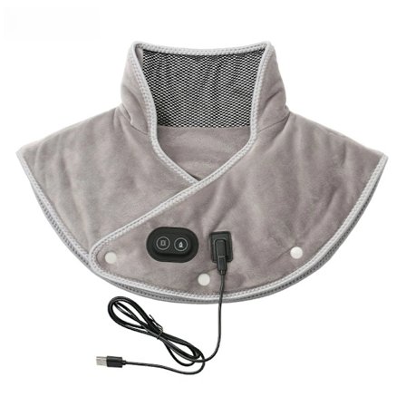 Elektrisk Värme axel Nack Pad Massager USB Cervical Brace