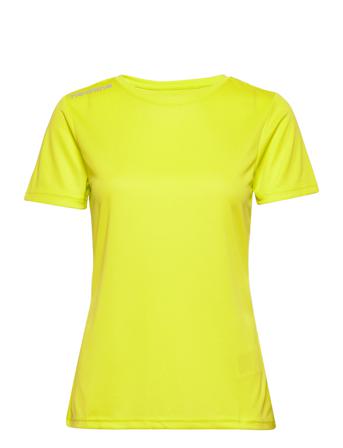 Women Core Functional T-Shirt S/S T-shirts & Tops Short-sleeved Gul Newline