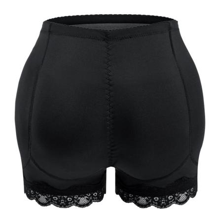 Höftlyftande byxor med falsk rumpa Mjuka, bekväma sömlösa trosor för alla årstider black 6xl
