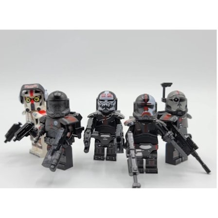Star Wars Bad Batch Anpassad Minifigur 5-pack