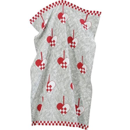 Kökshandduk Julhjärta Röd Cult Design