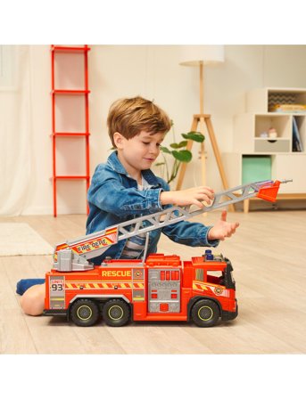 Dickie Toys Volvo Giant Fire Truck - Red - ONE SIZE