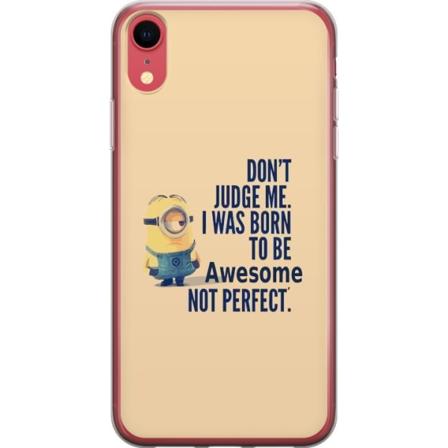 Apple iPhone XR Genomskinligt Skal Minions