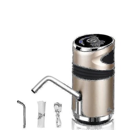 Automatisk elektrisk vannpumpe USB-lading knapp dispenser gallon flaske drikkebryter for vann