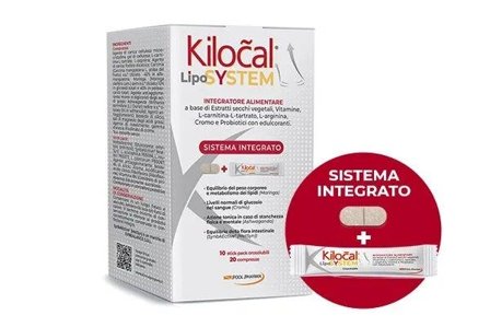 Kilocal Lipo System Sistema Integrato 20 Compresse+10 Stick
