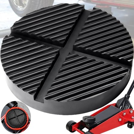 Gummiblokk, Bilheis Pad, Gummipad for Jekk, for Dekkbytte, Bruk med Jekker