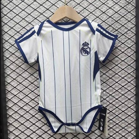 25-26 Real Madrid Træning Nyfødt Baby Jumpsuit Romper Fodbolddragt