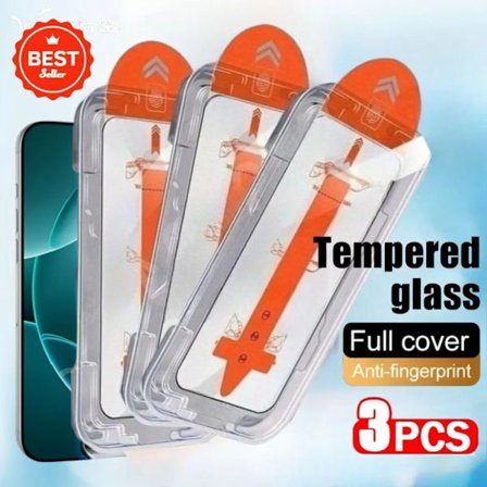 Nytt 3-pack Hög Klarhet Härdat Glas Kompatibelt med iPhone 17 16 15 14 Pro Max 17 Air 16 15 Plus 13 12 11 Pro XS XR Dammtätt iPhone17 Air