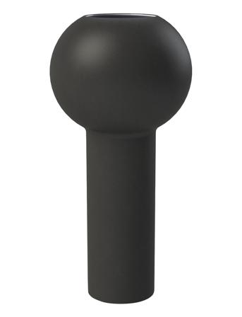 Pillar Vase 32Cm Home Decoration Vases Svart Cooee Design