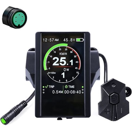 Display för Ebike: for 8Fun BBS02 BBSHD BBS01 Electric Mid Drive Kit, kompatibel med motor med UART