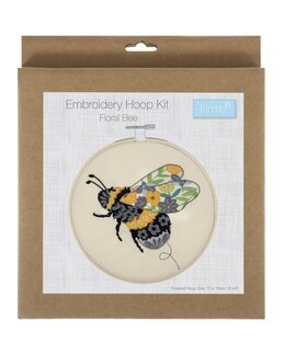 Stickpackung Bild Blumenbiene