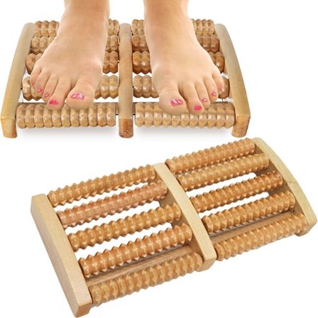 Fodmassager / Fodmassage - Massagerulle i træ