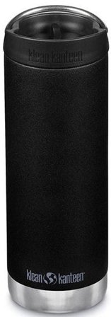 Klean Kanteen TKWide 473 ml with Wide Café Cap Black