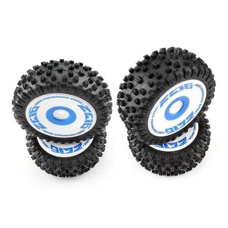 4st fram- och bakdäck hjuldäck för Wltoys 124017 1/12 Rc bil