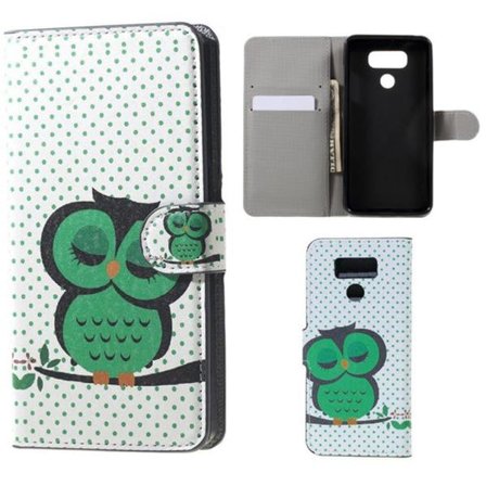 Plånboksfodral LG G6 – Prickigt med Uggla