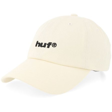 HUF - Beige unconstructed Keps - 89 Hat Cream/Black Dad Cap @ Hatstore