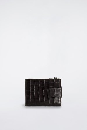 COS Men's Leather Wallet in Brown
