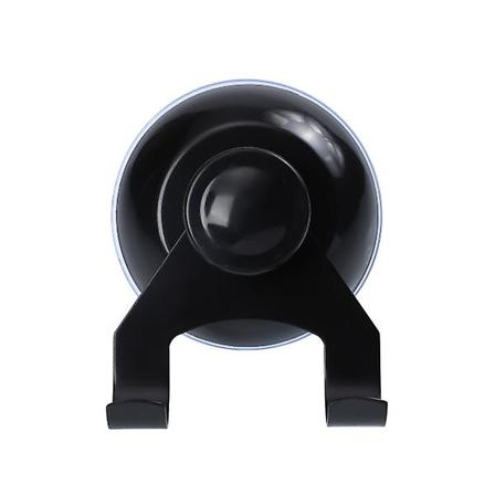 Sterke Henger Kleshengere Kjøkken Sugkoppkroker Håndklekroker Sugkopper Dusj Plast Sucker Black 5.6x5.6cm