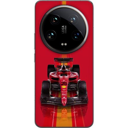 Yhteensopiva Puhelinkuori Xiaomi Xiaomi 14 Ultra Ferrari Formula 1 -auto ikonisessa punaisessa muotoilussa urheilullisella tarkkuudella