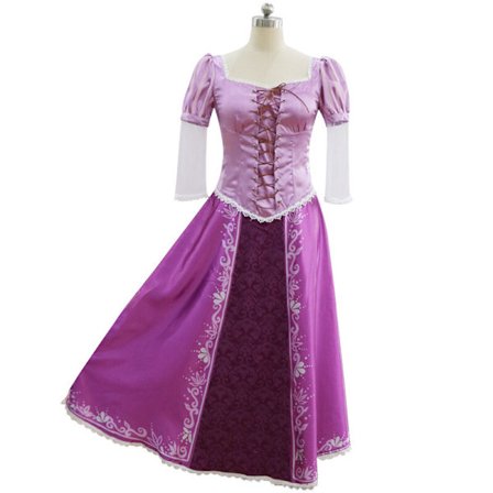 Flynn Rider Floke Rapunzel Karneval Maskerade Cosplay Kostyme Prinsesse Voksen Rapunzel Kjole Rapunzel Kjole