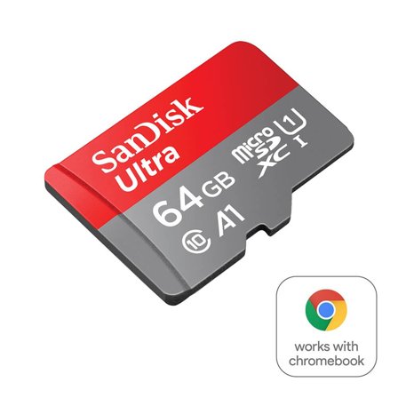 Sandisk 64GB Ultra microSDXC 140MB/s+SD Adapter