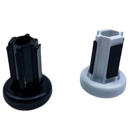 pc Jääkiekkomailan päätytulppa 5.00X4.00X4.00CM Valkoinen[mo]