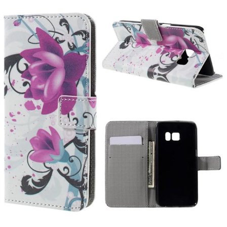 Plånboksfodral Samsung Galaxy S7 Edge – Lotus