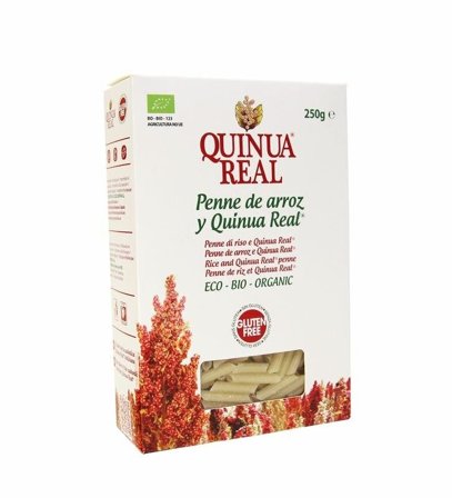 Quinua Real Penne Rigate Di Riso E Quinoa 250g