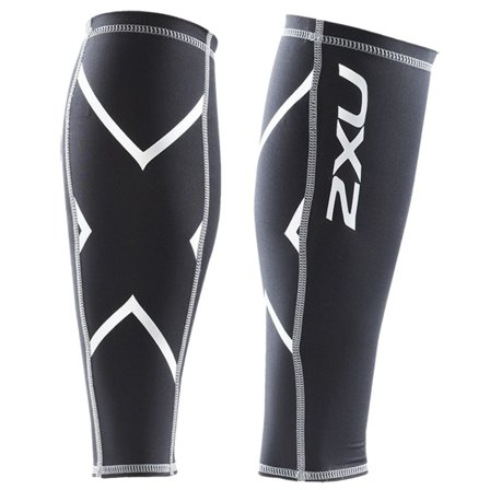 2XU Compression Calf Guard Men workout socks Black M