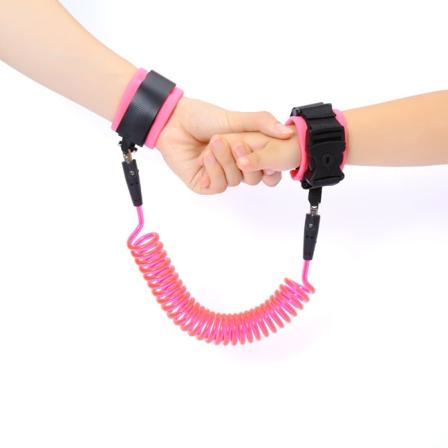 Pink 1,5 meter Anti-tabt bælte til børn træktov baby chi