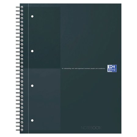 OXFORD Kollegieblock Oxford A4+ linj svart - Lyreco - Kontorsmaterial - Block och anteckningsböcker - Kollegieblock