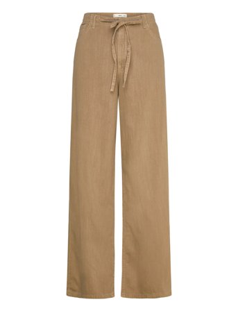 Mango | Wide-Leg Denim Trousers With Belt | 36