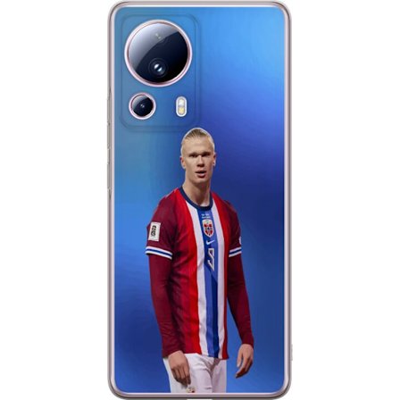 Kompatibelt Mobildeksel til Xiaomi Xiaomi 13 Lite Erling Haaland Manchester City Norge fotball angriper toppspiller utrolig målproduksjon kraftig ras