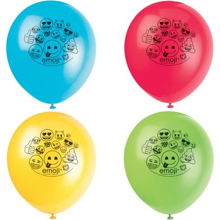 Ballonger emoji 8-pakke