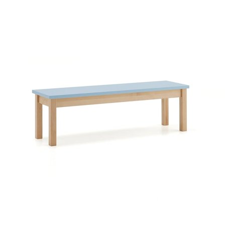 Bench seat ZET, 1200x360 mm, sky blue