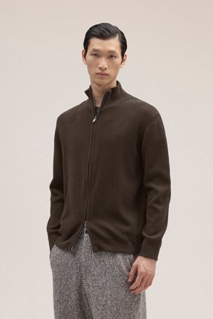 NN.07 Danny Sweater Male Brown Polyester