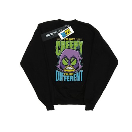 DC Comics Girls Teen Titans Go Creepy Raven Sweatshirt 12-13 År