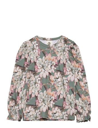 Hydrangeas T Baby T-shirts Long-sleeved T-shirts Multi/mönstrad Müsli By Green Cotton